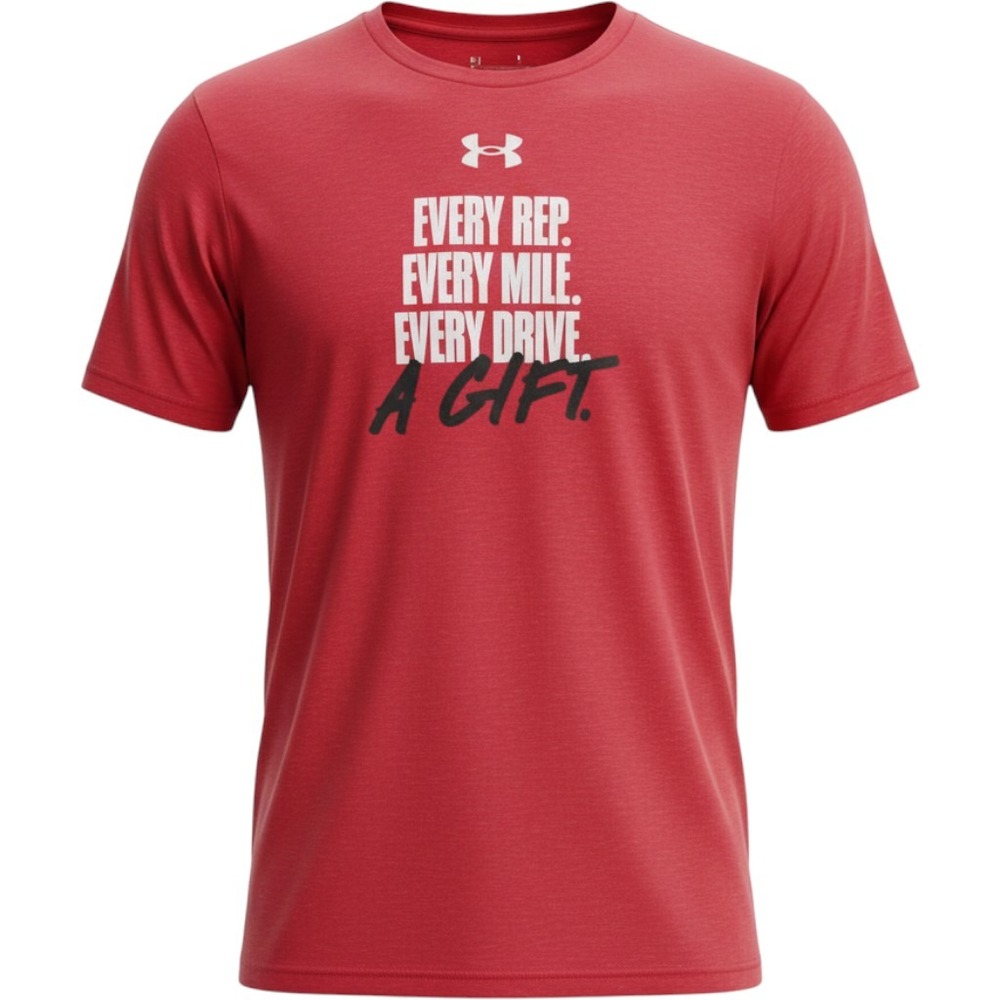 Under Armour Red Short Sleeve Tee Athletic Wear